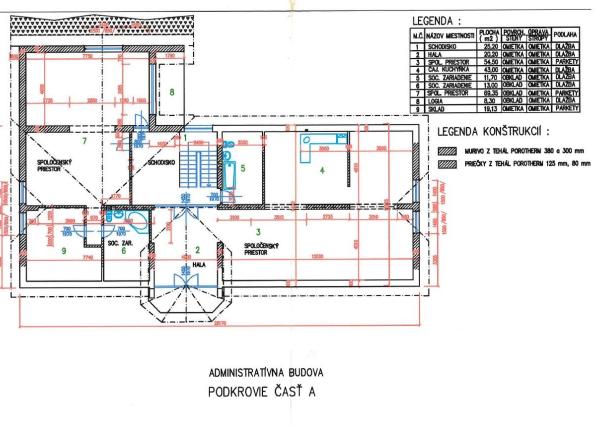 Celá budova kúsok od KJG. Veľké parkovisko. Možnosť bývania.