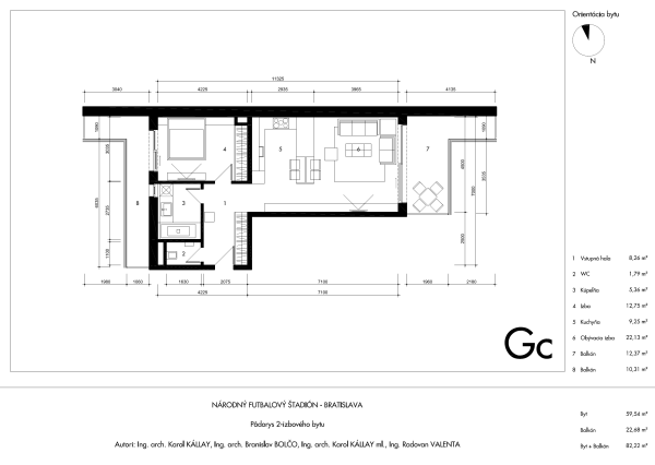 Štýlový 2-izb. byt v Tehelnom poli – 2 balkóny, parkovanie, pivnica v CENE