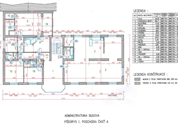 Vhodné ako sídlo firmy. Veľké parkovisko. Možnosť bývania.