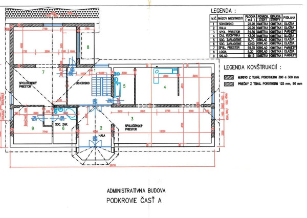 Vhodné ako sídlo firmy. Veľké parkovisko. Možnosť bývania.