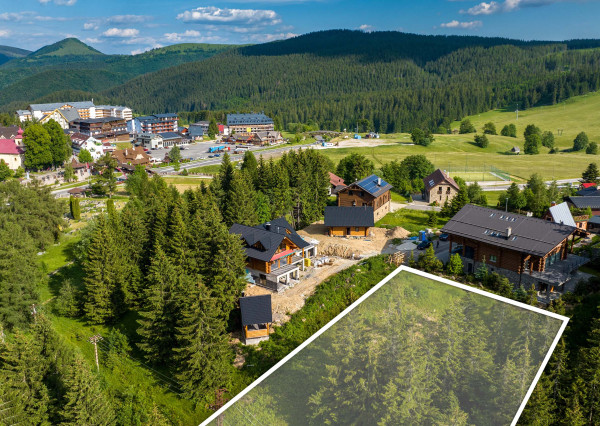 Stavebný pozemok možnosť postaviť 2 chaty. Všetky is, Donovalley Resort. TOP PONUKA