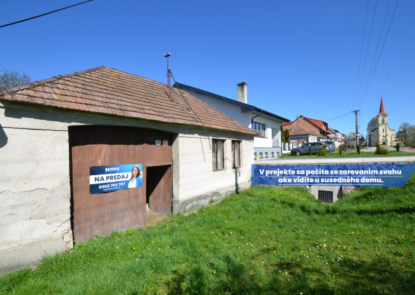 Rodinný dom / Pozemok s vydaným stavebným povolením. TOP