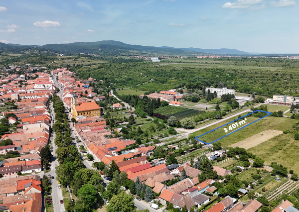 Stavebný pozemok v centre Modry | 3 401 m² | Územný plán na výstavbu RD - TOP PONUKA