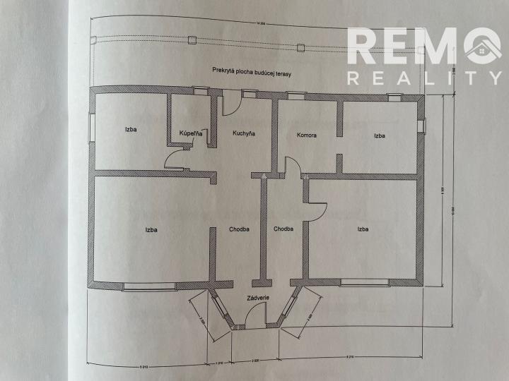 Pekný rodinný dom pod lesom s veľkým potenciálom. Nová strecha