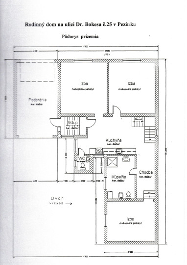 6-izb. Veľký rodinný dom s pivnicou a altánkom. Oplatí sa vidieť.