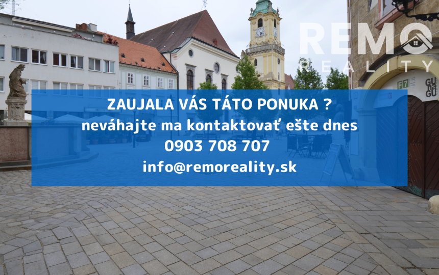 Atypický 2-izb. byt v úplnom centre na Františkánskom námestí