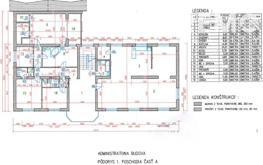 Vhodné ako sídlo firmy. Veľké parkovisko. Možnosť bývania.