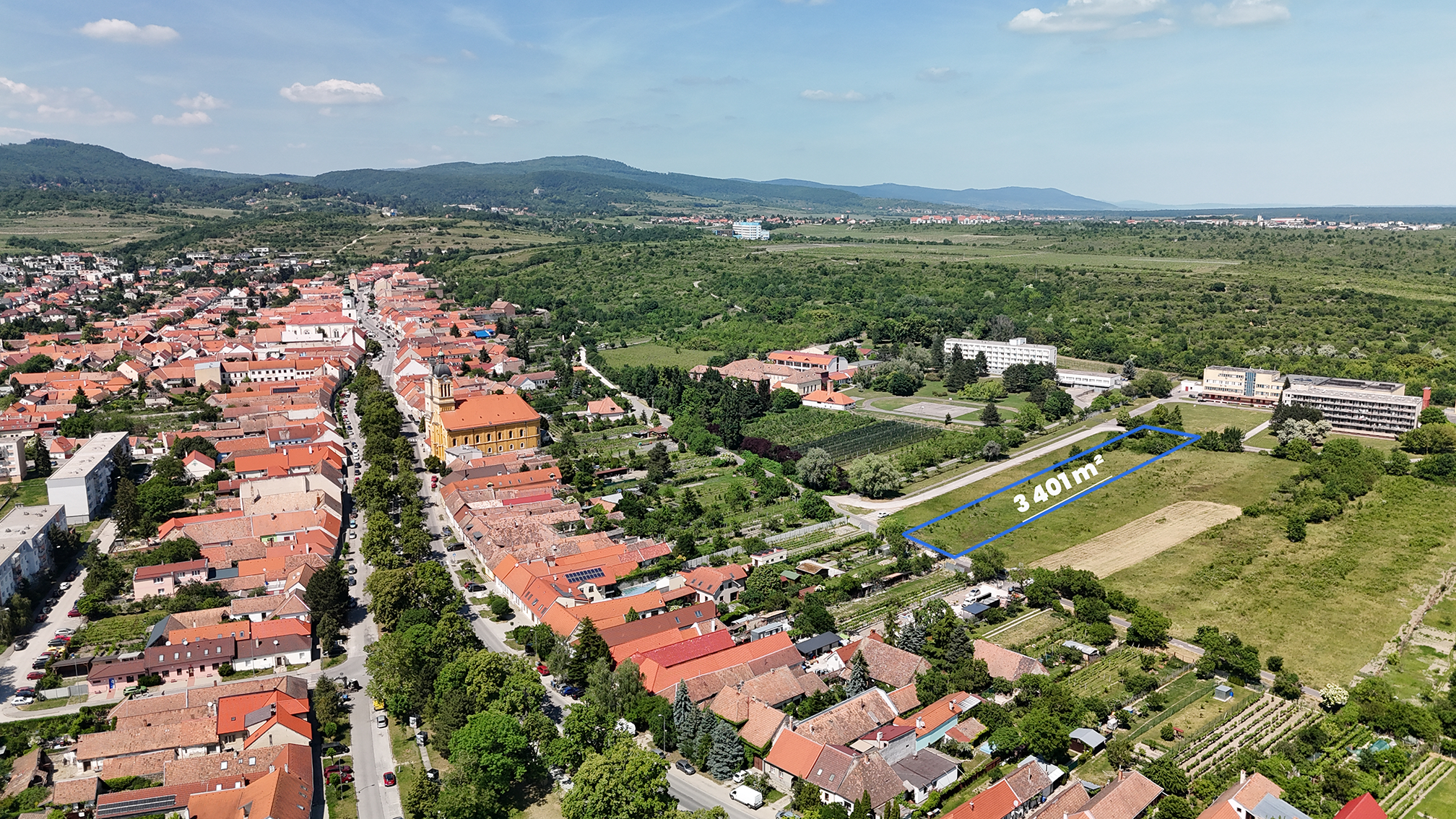Developerský pozemok v takmer centre Modry | 3 401 m² | Územný plán na výstavbu RD - TOP PONUKA